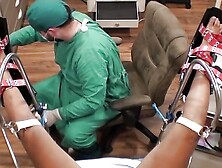 Freshman Tori Sanchez Gets Hitachi Magic Wand Orgasms By Doctor Tampa During Physical 4 College At HitachiHoesCom