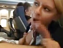 girl suck off in the plane