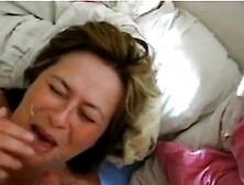 Not sure she likes cum but she sure gives it ago... found video