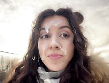 Katty West - Ex-girlfriend Asks Me To Fuck Her One Last Time Before Breaking Up In A Car In Public - Cumwalk