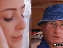 Hussy Teeny Fucking Sweet Aged Man p1