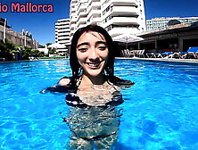 ARGENTINIAN WHORE is Picked Up From The Swimming Pool and BONED in her Hotel Room