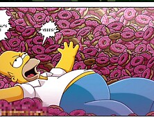 Old Simpson Embarrassed Housewife Marge With A Floozy Cuz Of Revealing Clothing And Banged In All Her Constricted Holes Whilst H