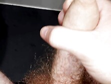 Brit Chav Edging Jizz Shot In Public London Motel