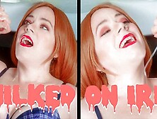 Teasing his Dong until Precum is Dripping and Cumming on my Titties! Amateurs MILF Milking Table