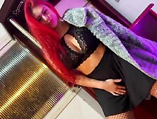 CAMILA GAÚCHA IN THE DISROBE OF SIN RIPPED hose, cigarette in her throat and LAST CREAMPIE!