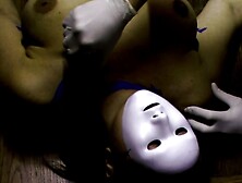 Weird Performance (Drawing around tits)