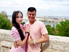 Bella Angel & Porno Dan in and His Give Pretty teen Tour of Bootypest! (18+)