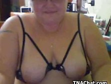 Fat Mature Woman Masturbating