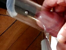 Growing my cock using my vacuum cleaner