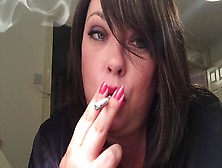 Bbw Smoking 120 Cigs With Nose Cone Exhales Drifts Fetish