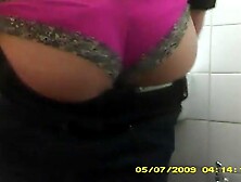 Spy On Peeing---Wild Purple Panties!