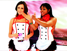 Dick-hungry Skanks Jasmine Webb and Sensual Jane Enjoy an Interacial Foursome Fuckfest