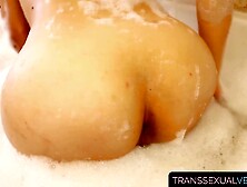 "Transgender Vixens Shemale Siren Shaving Routine Before Anal Sex"