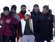 Lia,  a very enterprising naughty girl...  - Jacquie et Michel TV