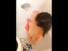 my stepmother takes dildo in the shower