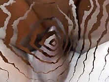 Horny brunette fatty