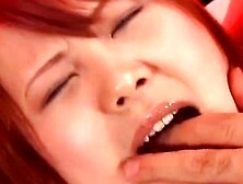 Sizzling Japanese chic Ichigo Morino gives a head to small cock