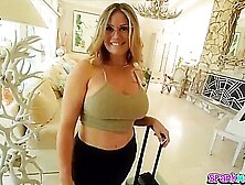 Big Titty Beautiful Curvy Big Butt Milf Abby Rose Lactating Nipples & Warm Tropical Squirt