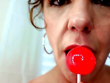 Licking Your Lollipop-Mouth Fetish,  Sloppy Blowjob