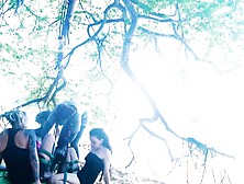 Naughty babe craves for some hardcore action out in the open