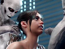 Claire Redfield And Ada Wong Group-Fucked