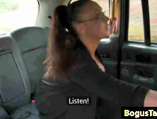 Knockers Taxi Milf Creampied Closeup In Pussy