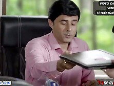 Cheat Wife Has Sex with Boss for Husbands Promotion Romantic Night Sex