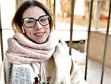 Gorgeous Italian Dalila Dark Caught On The Street