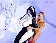 Gal bigboob nun and the favourable stud - Comics CG uncensored v400