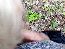 A Friend Sucks My Dick in a Park and Swallows Cum