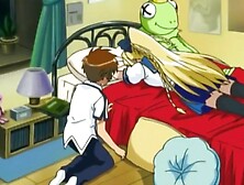 Blonde Schoolgirl And Her Stepbrother Are Fucking In Adult Manga