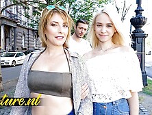 French Stepmom & Stepdaughter Share A Cock In Anal Threesome - Emma Klein And Arteya Dee