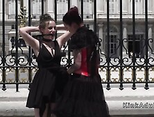 Spanish slave and mistress in public