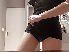 Very Small,  Tight Boxers And A Classic Tease