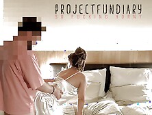 Curvy Secretary Sex After Work In White Satin Dress Filmed In Hotel Room