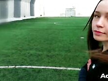 Sexy dame wins professional football player - greatest XXX cowgirl!