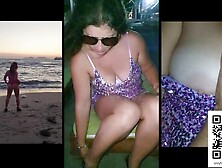 A stranger touched a milf on a public beach before a disco