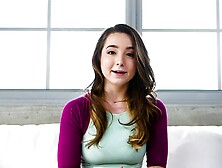 Thick facial for the super sweet young slut Bambi Brooks