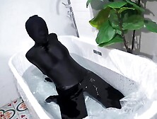 Wet Zentai Breathplay