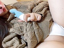 Chubby Married Womans Knit Clothes And Thong Masturbation