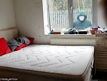 I Seduced the WINDOW CLEANER and Invited Him In - I Made Him Fuck Me ans Cream-pie
