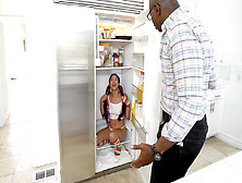 Sean Found A Pleasant Surprise,  Maya Bijou,  In His Fridge