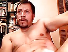 Beefcake Strokes It On Webcam