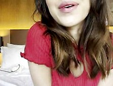 Brazilian Brunette Babe Plays With Sex Toy