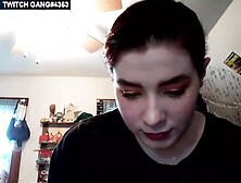 Twitch Streamers Bazookas Fall out whilst doing a handstand #140