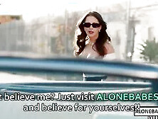 Justine Jakobs And Deep Threat In Classic Car Adventure - Roadtrip With Hot Blonde Babe