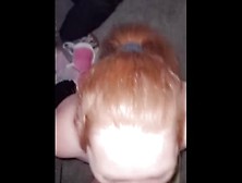 Pierced Ginger Swallows Schlong