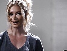 Landlady Serena Siren works her way in teen tenant Jewelz Blu her panties