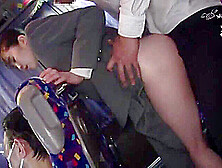 06C0924-A JK who is attacked by a molester on a night bus and can't even make a sound as she feels the molester's cock